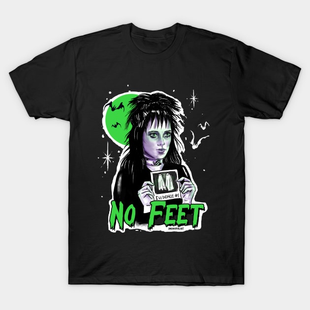 Lydia Deetz, Beetlejuice (No Feet) by BwanaDevilArt T-Shirt by BwanaDevilArt